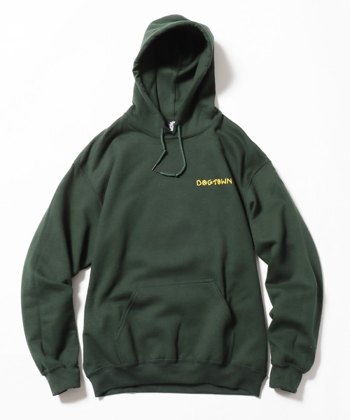 パーカー DOGTOWN/ドッグタウン Scratch Cross HOODIE プルオーバーパーカー バックプリント ビッグシルエット レディース DOGTOWN/ドッグタウン Scratch Cross HOODIE プルオーバー