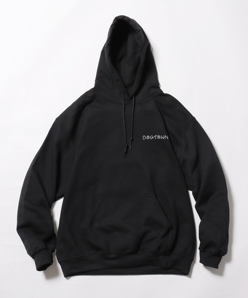 パーカー DOGTOWN/ドッグタウン Scratch Cross HOODIE プルオーバーパーカー バックプリント ビッグシルエット レディース DOGTOWN/ドッグタウン Scratch Cross HOODIE プルオーバー
