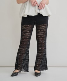 Ambre Neige | lace flare pants / レースフレアパンツ(その他パンツ)