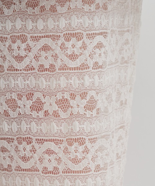 Ambre Neige(アンブルネージュ)の「lace flare pants / レースフレアパンツ(その他パンツ・レディース・ブラック/オフホワイト・FREE)」の10枚目の写真