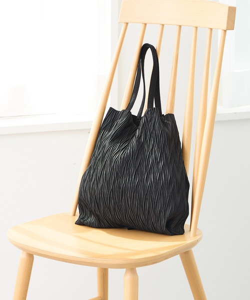 セール】プリーツ生地のフォーマルバッグ【喪服・礼服・ブラック