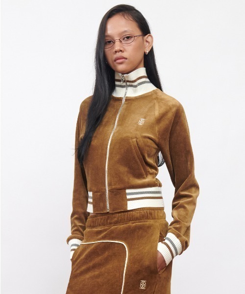 Kijun/キジュン Velour Track Jacket トラックジャケット（ジャージ