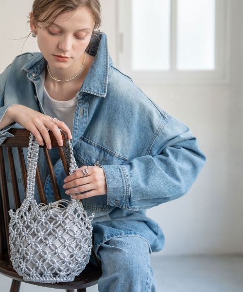 HAYNI(ヘイニ)の「Luminossa ルミノサ(かごバッグ・レディース・シルバー/ブラック/ゴールド・FREE)」の13枚目の写真