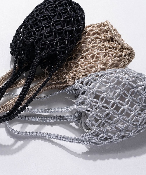 HAYNI(ヘイニ)の「Luminossa ルミノサ(かごバッグ・レディース・シルバー/ブラック/ゴールド・FREE)」の14枚目の写真