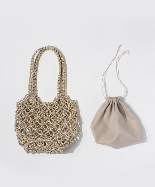 HAYNI(ヘイニ)の「Luminossa ルミノサ(かごバッグ・レディース・シルバー/ブラック/ゴールド・FREE)」の18枚目の写真