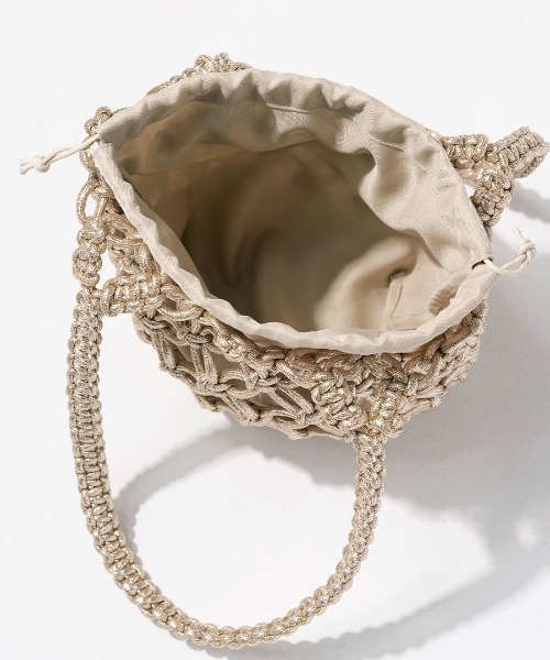 HAYNI(ヘイニ)の「Luminossa ルミノサ(かごバッグ・レディース・シルバー/ブラック/ゴールド・FREE)」の5枚目の写真