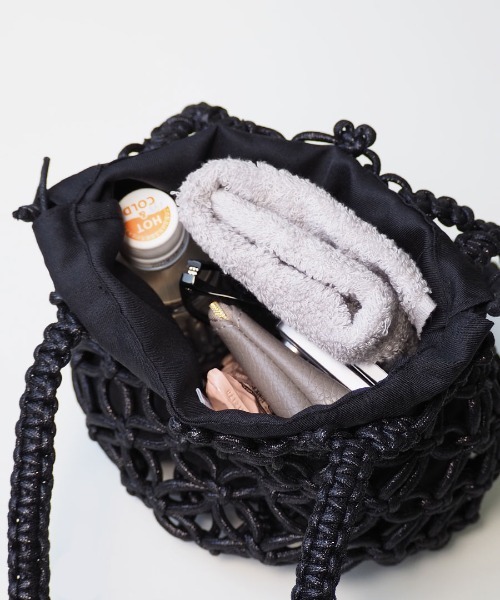 HAYNI(ヘイニ)の「Luminossa ルミノサ(かごバッグ・レディース・シルバー/ブラック/ゴールド・FREE)」の7枚目の写真