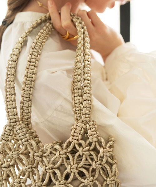 HAYNI(ヘイニ)の「Luminossa ルミノサ(かごバッグ・レディース・シルバー/ブラック/ゴールド・FREE)」の19枚目の写真