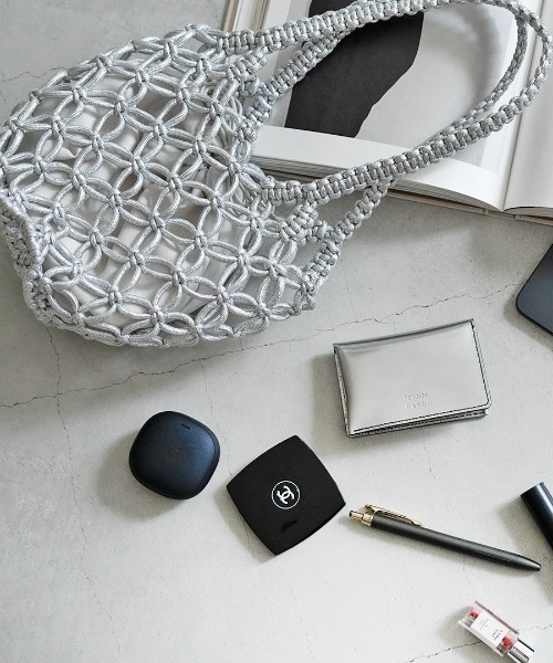 HAYNI(ヘイニ)の「Luminossa ルミノサ(かごバッグ・レディース・シルバー/ブラック/ゴールド・FREE)」の16枚目の写真