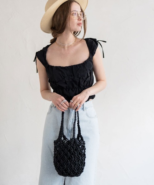 HAYNI(ヘイニ)の「Luminossa ルミノサ(かごバッグ・レディース・シルバー/ブラック/ゴールド・FREE)」の10枚目の写真