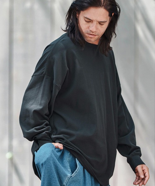 CAMBIO（カンビオ）の「mlt5281- Minimal Span Fraise Cut sew カットソー（Tシャツ/カットソー・メンズ・ブラック/チャコールグレー/ホワイト・S/M/L）」の5枚目の写真