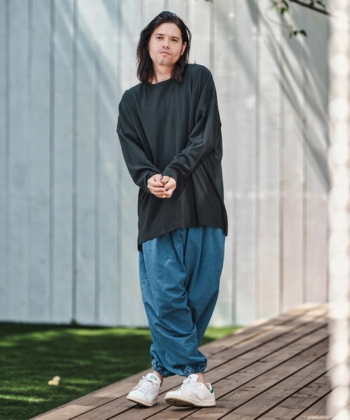 CAMBIO（カンビオ）の「mlt5281- Minimal Span Fraise Cut sew カットソー（Tシャツ/カットソー・メンズ・ブラック/チャコールグレー/ホワイト・S/M/L）」の7枚目の写真