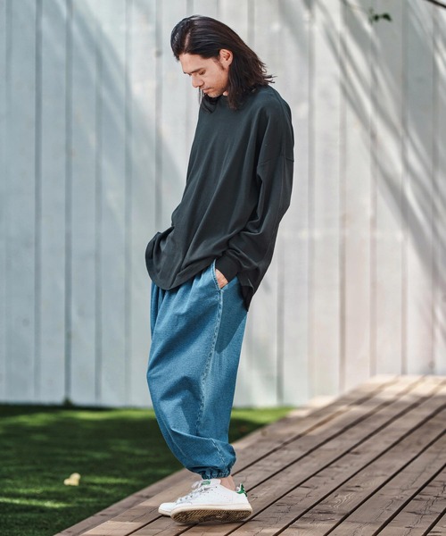 CAMBIO（カンビオ）の「mlt5281- Minimal Span Fraise Cut sew カットソー（Tシャツ/カットソー・メンズ・ブラック/チャコールグレー/ホワイト・S/M/L）」の9枚目の写真