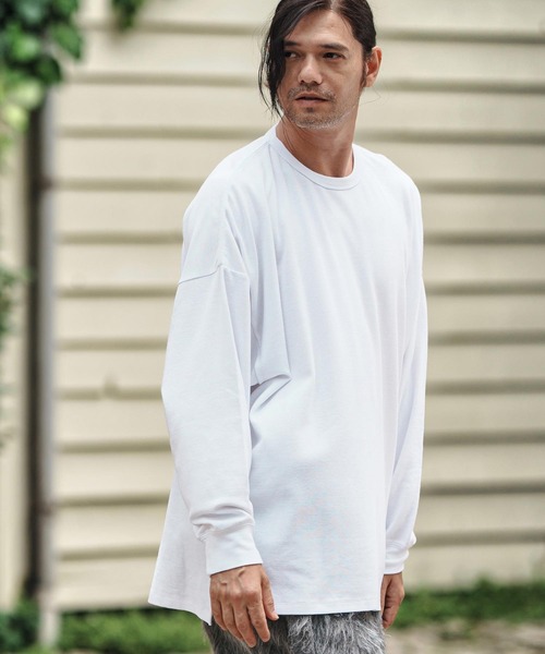 CAMBIO（カンビオ）の「mlt5281- Minimal Span Fraise Cut sew カットソー（Tシャツ/カットソー・メンズ・ブラック/チャコールグレー/ホワイト・S/M/L）」の18枚目の写真