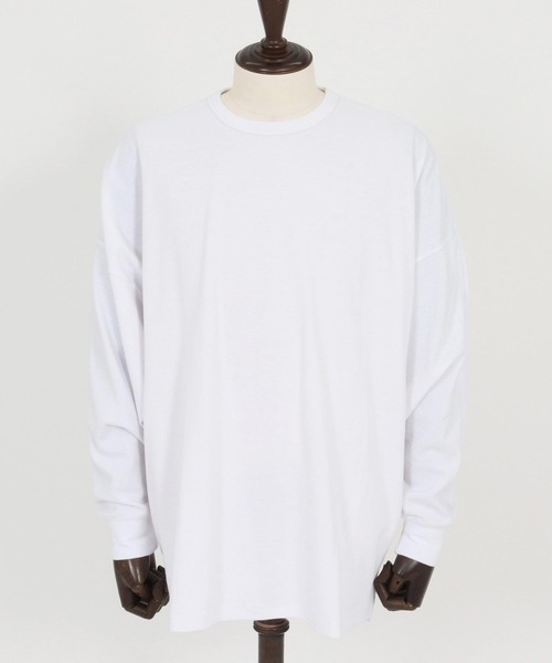 CAMBIO（カンビオ）の「mlt5281- Minimal Span Fraise Cut sew カットソー（Tシャツ/カットソー・メンズ・ブラック/チャコールグレー/ホワイト・S/M/L）」の22枚目の写真