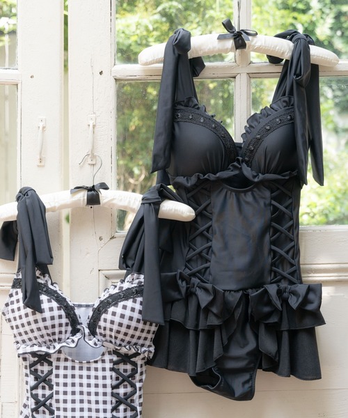 Dear My Love 夢展望 レースアップランジェリー水着 レースアップランジェリー水着 – レディースファッション通販の