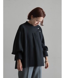 FIL DE FER | 綿ローンドビー　ハイネックブラウス(シャツ/ブラウス)