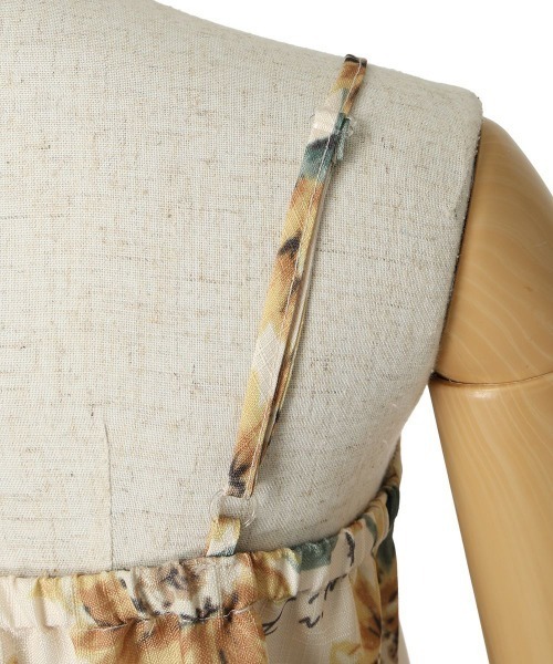 F i.n.t（フィント）の「【2wayセパレート浴衣・浴衣＋作り帯セット】ヒマワリ柄浴衣セット　夏服（浴衣・レディース・ホワイト×イエロー/イエロー× ブルー・FREE）」の8枚目の写真