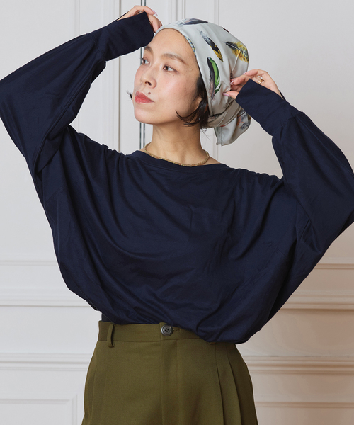 IENA LA BOUCLE バブルヘムカットソー（Tシャツ/カットソー
