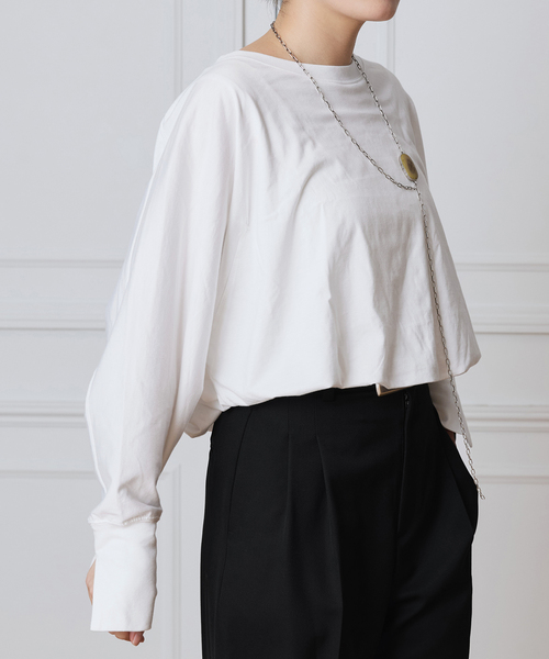 tシャツ IENA LA BOUCLE バブルヘムカットソー レディース IENA LA BOUCLE バブルヘムカットソー（Tシャツ/カットソー