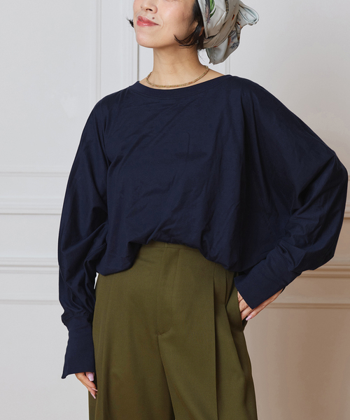 IENA LA BOUCLE バブルヘムカットソー（Tシャツ/カットソー