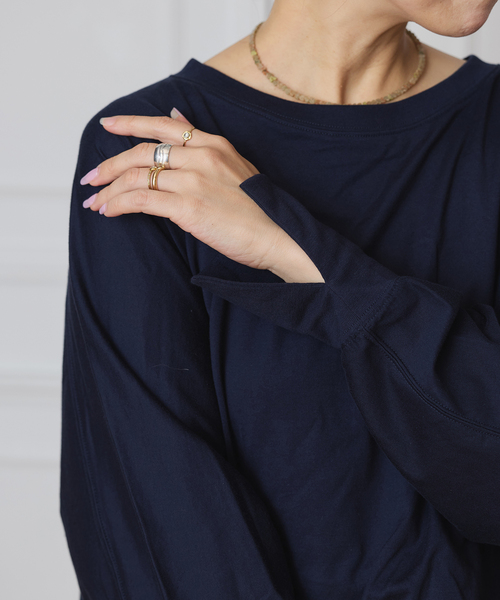 tシャツ IENA LA BOUCLE バブルヘムカットソー レディース IENA LA BOUCLE バブルヘムカットソー（Tシャツ/カットソー