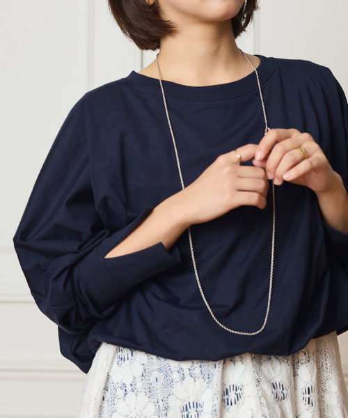 tシャツ IENA LA BOUCLE バブルヘムカットソー レディース IENA LA BOUCLE バブルヘムカットソー（Tシャツ/カットソー
