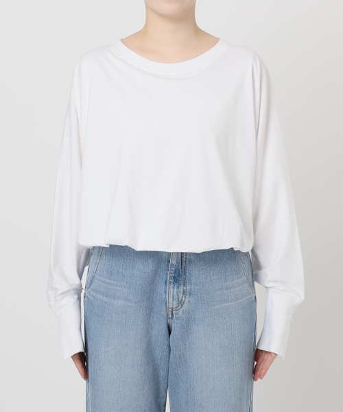 tシャツ IENA LA BOUCLE バブルヘムカットソー レディース IENA LA BOUCLE バブルヘムカットソー（Tシャツ/カットソー