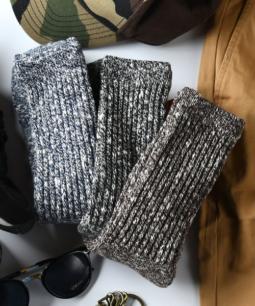 neos（ネオス）の「【neos】3足セット ヘビーウェィト ロング ソックス（ソックス/靴下・メンズ・F/E/D/C/A/B・25～27cm）」の3枚目の写真