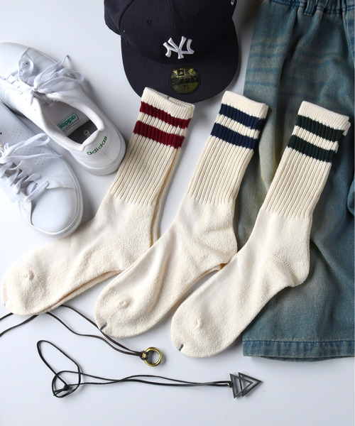 neos（ネオス）の「【neos】3足セット ヘビーウェィト ロング ソックス（ソックス/靴下・メンズ・F/E/D/C/A/B・25～27cm）」の22枚目の写真