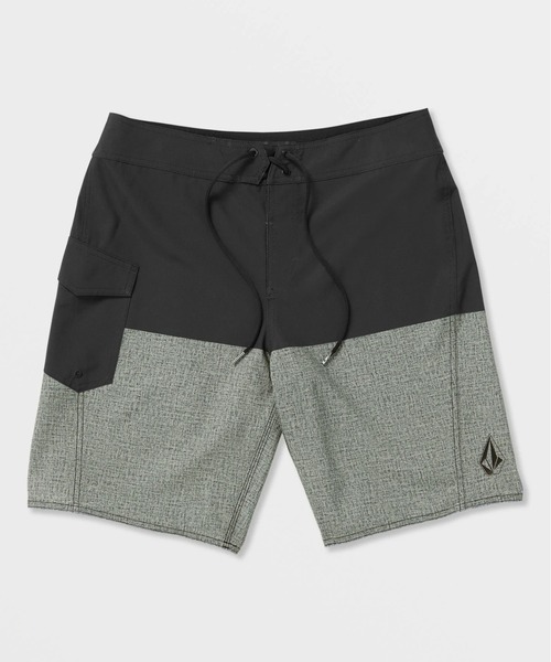 VOLCOM（ボルコム）の「【VOLCOM/ボルコム】 Manic 2 Boardshort 20"""/ロゴワンポイントストレッチサーフトランクス・ボードショーツ・バギーショーツ(水着)（水着・メンズ・ブラウン系その他/ライトブルー・34inch/32inch/31inch/30inch/28inch）」の2枚目の写真