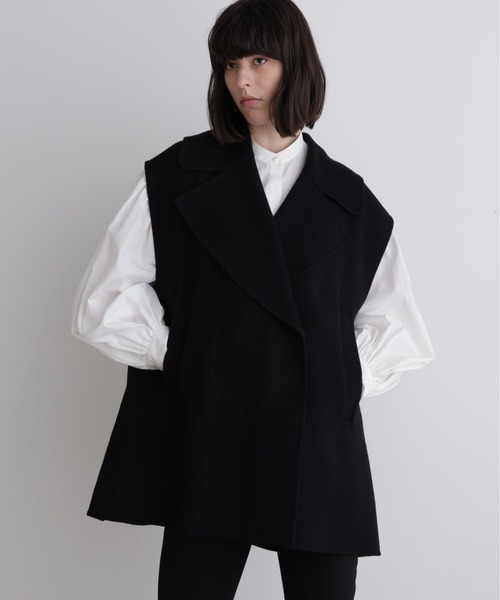 ※ana※【未使用・タグ付】LE PHIL ソフトウールリバーロングジレ ソフトウールリバーオーバーサイズロングジレ | LE PHIL（ル