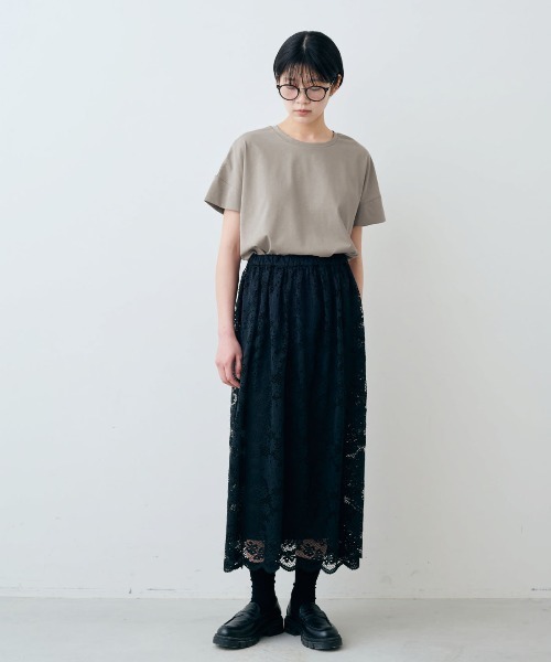 THREE FIFTY STANDARD(スリーフィフティースタンダード)の「THREE FIFTY STANDARD 汗じみ軽減加工のダブルスリーブTシャツ(Tシャツ/カットソー・レディース・ブルー/チャコールグレー/ライトグレー・M/LL/3L/L)」の5枚目の写真
