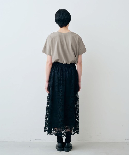 THREE FIFTY STANDARD(スリーフィフティースタンダード)の「THREE FIFTY STANDARD 汗じみ軽減加工のダブルスリーブTシャツ(Tシャツ/カットソー・レディース・ブルー/チャコールグレー/ライトグレー・M/LL/3L/L)」の7枚目の写真
