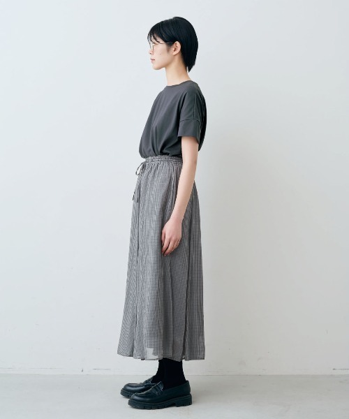 THREE FIFTY STANDARD(スリーフィフティースタンダード)の「THREE FIFTY STANDARD 汗じみ軽減加工のダブルスリーブTシャツ(Tシャツ/カットソー・レディース・ブルー/チャコールグレー/ライトグレー・M/LL/3L/L)」の10枚目の写真