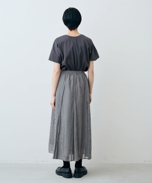 THREE FIFTY STANDARD(スリーフィフティースタンダード)の「THREE FIFTY STANDARD 汗じみ軽減加工のダブルスリーブTシャツ(Tシャツ/カットソー・レディース・ブルー/チャコールグレー/ライトグレー・M/LL/3L/L)」の11枚目の写真