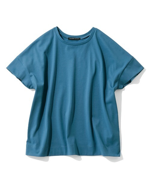 THREE FIFTY STANDARD(スリーフィフティースタンダード)の「THREE FIFTY STANDARD 汗じみ軽減加工のダブルスリーブTシャツ(Tシャツ/カットソー・レディース・ブルー/チャコールグレー/ライトグレー・M/LL/3L/L)」の19枚目の写真