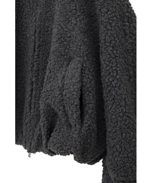 CLANE(クラネ)の「CLANE/クラネ/BALLOON BOA BLOUSON(ブルゾン・レディース・アイボリー/グレー/ブラウン・1)」の14枚目の写真