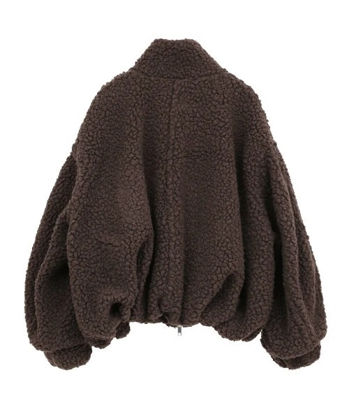 CLANE(クラネ)の「CLANE/クラネ/BALLOON BOA BLOUSON(ブルゾン・レディース・アイボリー/グレー/ブラウン・1)」の17枚目の写真