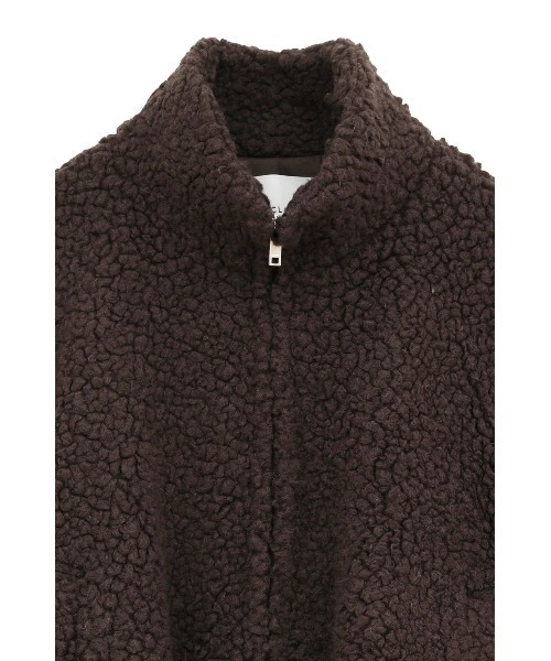 CLANE(クラネ)の「CLANE/クラネ/BALLOON BOA BLOUSON(ブルゾン・レディース・アイボリー/グレー/ブラウン・1)」の18枚目の写真