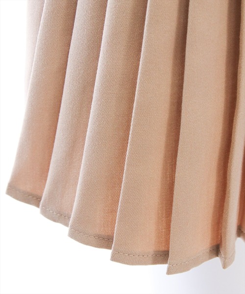 clear（クリア）の「プリーツミニスカート [着回し力抜群 大人 カジュアル]≪SS新作≫（スカート・レディース・グレー/ベージュ/ブラック・F）」の7枚目の写真