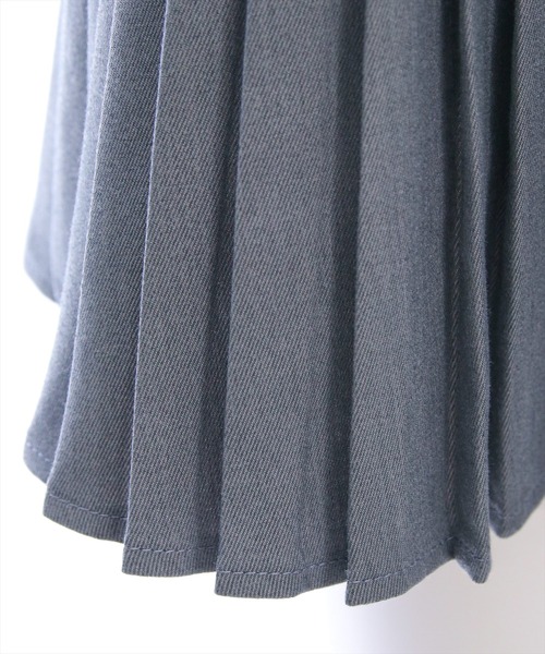 clear（クリア）の「プリーツミニスカート [着回し力抜群 大人 カジュアル]≪SS新作≫（スカート・レディース・グレー/ベージュ/ブラック・F）」の17枚目の写真