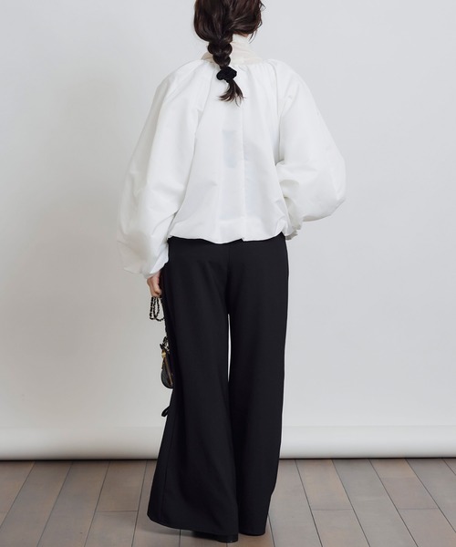 PICCIN PERLA(ピッチンペルラ)の「フォンセブルゾン(ブルゾン・レディース・ブラック/オフホワイト・M)」の17枚目の写真