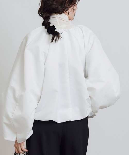 PICCIN PERLA(ピッチンペルラ)の「フォンセブルゾン(ブルゾン・レディース・ブラック/オフホワイト・M)」の20枚目の写真