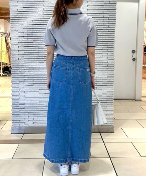 LACOSTE(ラコステ)の「配色ライン コンパクトニットポロシャツ(ポロシャツ・レディース・グレー/ネイビー/ピンク・40/38/34/36)」の20枚目の写真