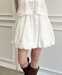 archives | 【ＳＥＴＵＰ対応】コットン刺繍バルーンミニスカート(スカート)