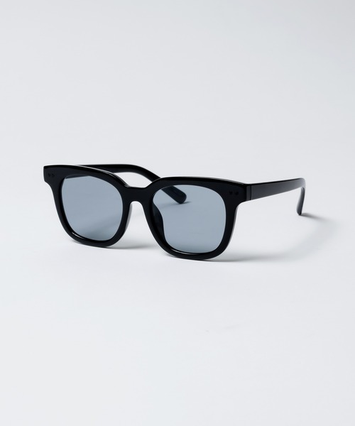 セール】【UV400】ウェリントン型サングラス クリアレンズ