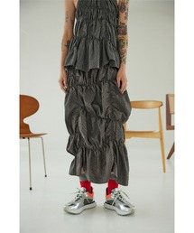 オーエムエムオー OMMO IRREGULAR スカート 38 OMMO スカート IRREGULAR SHIRRING SK : ZOZOTOWN Yahoo!店