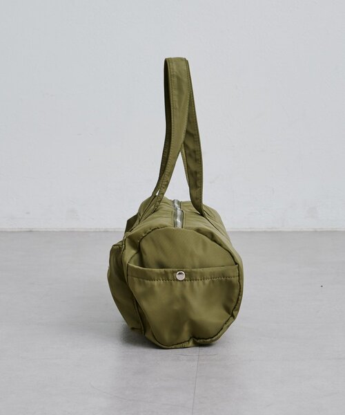 Kastane（カスタネ）の「【500mlペットボトル収納可】ナイロンボストンバッグ（ボストンバッグ・レディース・カーキ/ブラック/アイボリー・FREE）」の16枚目の写真