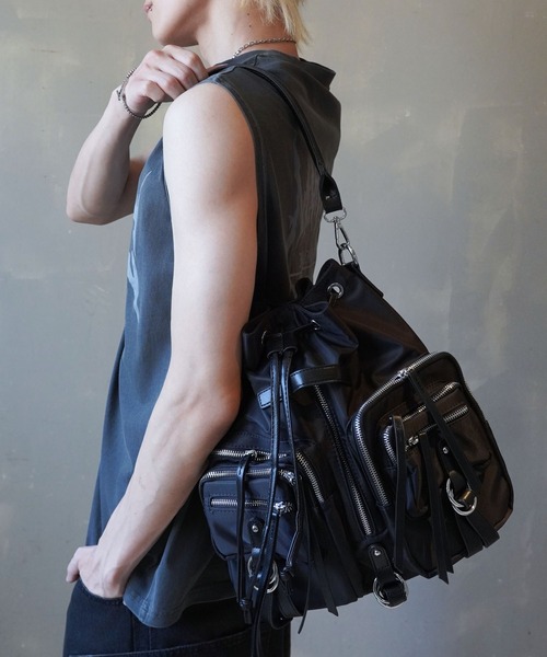 3WAY合皮バッグ/リュック・ショルダー・ハンドの3スタイル対応